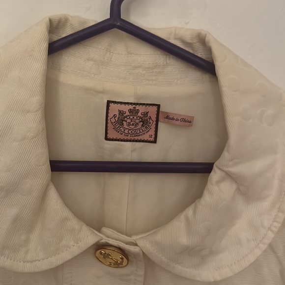 Juicy Couture white belted jacket - Picture 2 of 7